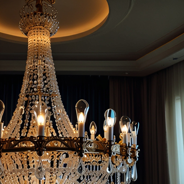 Chandelier crafted with care